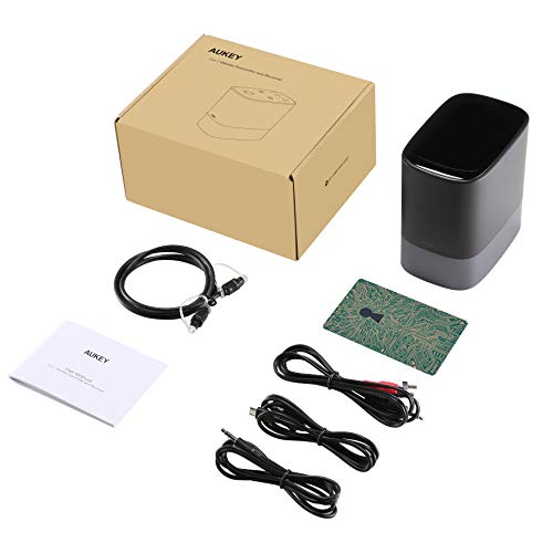 AUKEY Receptor Transmisor Bluetooth 5.0, 50M Audio Adaptador Inalámbrico con aptx-LL, Óptico Digital TOSLINK, RCA o 3,5 mm para TV o el Sistema Estéreo del Hogar AUKEY Receptor Transmisor Bluetooth 5.0, 50M Audio Adaptador Inalámbrico con aptx-LL, Óptico Digital TOSLINK, RCA o 3,5 mm para TV o el Sistema Estéreo del Hogar