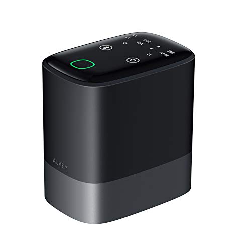 AUKEY Receptor Transmisor Bluetooth 5.0, 50M Audio Adaptador Inalámbrico con aptx-LL, Óptico Digital TOSLINK, RCA o 3,5 mm para TV o el Sistema Estéreo del Hogar