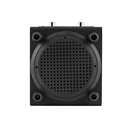 AUNA DiscoStar Blue - Altavoces Bluetooth 2.1, Luces LED, FM, MP3, SD USB, Mini USB, AUX, Micrófono, Control de Volumen, Mando, Asas, Batería portátil, Azul