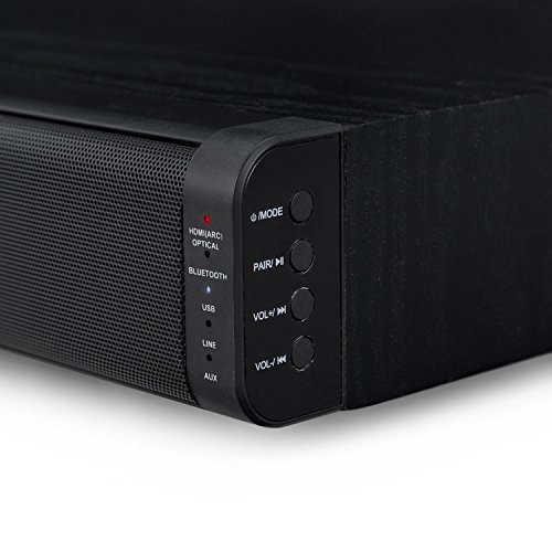 Auna Stealth Bar 60 Altavoz soundbar 2.1 Canales 80 W Negro - Barra de Sonido (2.1 Canales, 80 W, 80 W, 8 ?, Inalámbrico y alámbrico, 3.0+EDR) Auna Stealth Bar 60 Altavoz soundbar 2.1 Canales 80 W Negro - Barra de Sonido (2.1 Canales, 80 W, 80 W, 8 ?, Inalámbrico y alámbrico, 3.0+EDR)