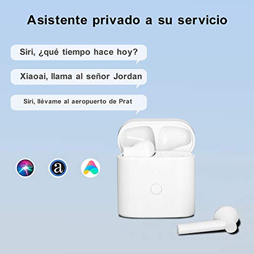 Auriculares Bluetooth, Control Táctil Inteligent Auriculares Inalámbricos Bluetooth 5.1 HiFi Mini Twins Estéreo In-Ear Auriculares inalámbricos con Tipo-C Cables Auriculares Bluetooth, Control Táctil Inteligent Auriculares Inalámbricos Bluetooth 5.1 HiFi Mini Twins Estéreo In-Ear Auriculares inalámbricos con Tipo-C Cables