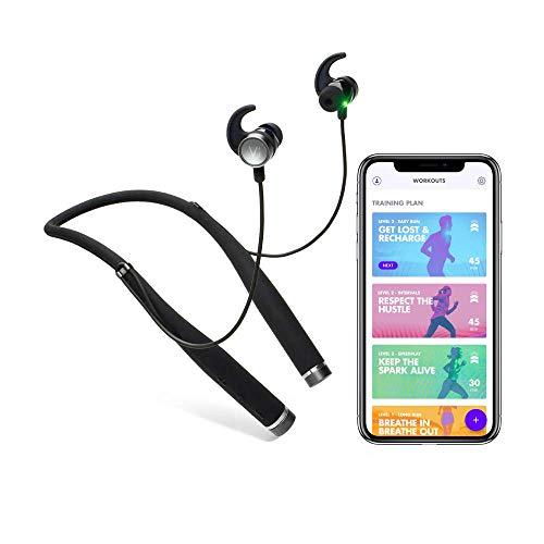 Auriculares Bluetooth Harman Kardon con Inteligencia Artificial Vi, Entrenador Personal y Monitor de Fitness, medición de Ritmo cardíaco, Sonido prémium, para Carrera, Marcha y Ciclismo Auriculares Bluetooth Harman Kardon con Inteligencia Artificial Vi, Entrenador Personal y Monitor de Fitness, medición de Ritmo cardíaco, Sonido prémium, para Carrera, Marcha y Ciclismo