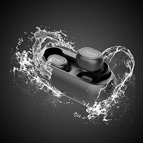 Auriculares Bluetooth, HOMSCAM Auriculares inalámbricos QCY Bluetooth 5.0 Sonido Estéreo Auricular Mini Twins In-Ear Auriculares Carga Rapida Resistente al Agua con Caja de Carga Auriculares Bluetooth, HOMSCAM Auriculares inalámbricos QCY Bluetooth 5.0 Sonido Estéreo Auricular Mini Twins In-Ear Auriculares Carga Rapida Resistente al Agua con Caja de Carga