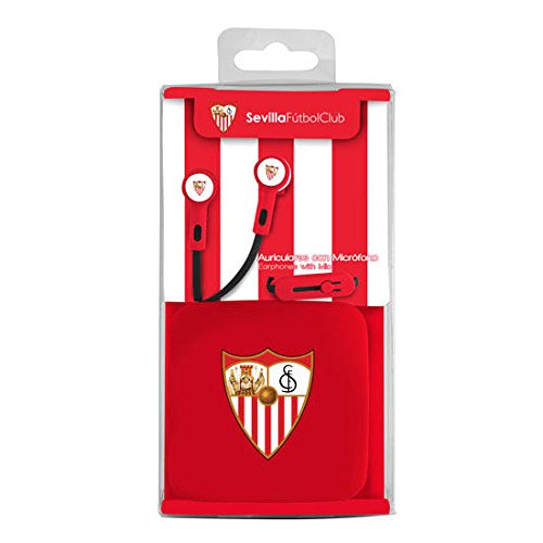 Auriculares Sevilla CF boton microfono