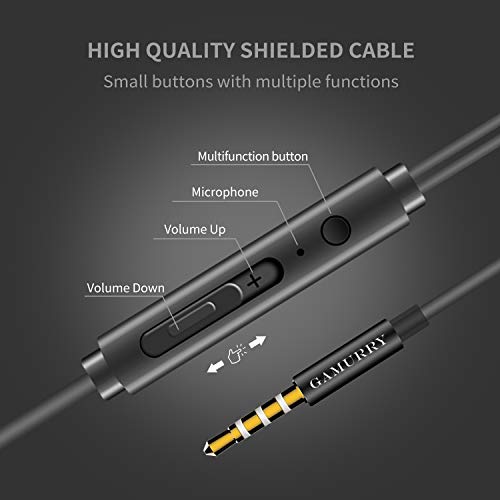 Auriculares,Auriculares con micrófono, Sistema de cancelación de Ruido y Sonido Envolvente. Compatibles con Samsung,Android y PC (Negro) Auriculares,Auriculares con micrófono, Sistema de cancelación de Ruido y Sonido Envolvente. Compatibles con Samsung,Android y PC (Negro)