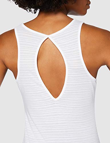 AURIQUE AZ20SS013 Camiseta de Gimnasio para Mujer, Blanco (Blanco), 42