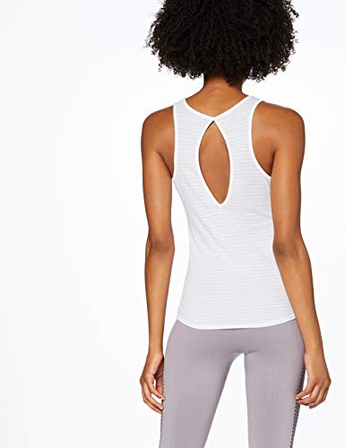 AURIQUE AZ20SS013 Camiseta de Gimnasio para Mujer, Blanco (Blanco), 42 AURIQUE AZ20SS013 Camiseta de Gimnasio para Mujer, Blanco (Blanco), 42