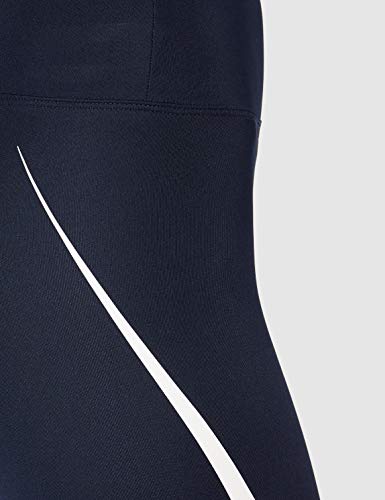 AURIQUE BAL1152 Leggings de Deporte, Azul Marino/Blanco, 40