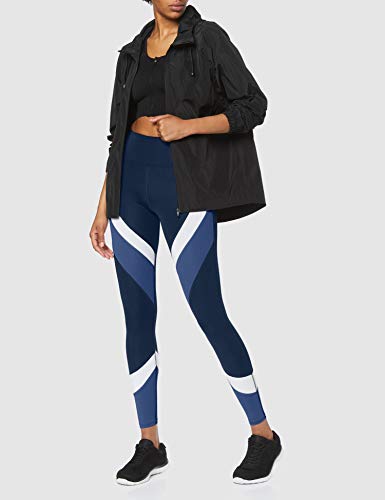 Aurique Leggings deportivos para Mujer, Azul (Dress Blue/White/Gray Blue), S Aurique Leggings deportivos para Mujer, Azul (Dress Blue/White/Gray Blue), S
