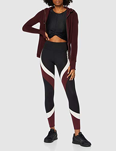Aurique Leggings deportivos para Mujer, Negro (Black/Port Royale/Blush), XS Aurique Leggings deportivos para Mujer, Negro (Black/Port Royale/Blush), XS