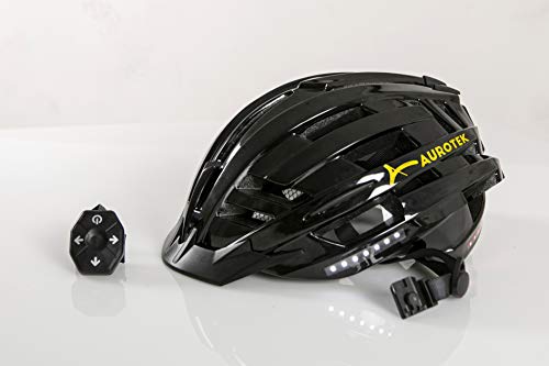 Aurotek H10 Casco Smart Bluetooth con LED, Adultos Unisex, Negro, Medio Aurotek H10 Casco Smart Bluetooth con LED, Adultos Unisex, Negro, Medio