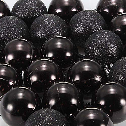 Austinstore Árbol De Navidad Colgante Deco Árbol Colgante Regalo Nuevo, 24 Piezas 3cm Plástico Bolas De Navidad Bolas Adornos Colgantes De Fiesta En Casa Negro Austinstore Árbol De Navidad Colgante Deco Árbol Colgante Regalo Nuevo, 24 Piezas 3cm Plástico Bolas De Navidad Bolas Adornos Colgantes De Fiesta En Casa Negro