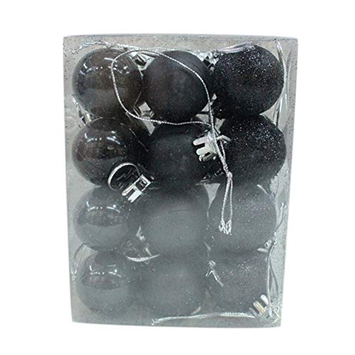 Austinstore Árbol De Navidad Colgante Deco Árbol Colgante Regalo Nuevo, 24 Piezas 3cm Plástico Bolas De Navidad Bolas Adornos Colgantes De Fiesta En Casa Negro Austinstore Árbol De Navidad Colgante Deco Árbol Colgante Regalo Nuevo, 24 Piezas 3cm Plástico Bolas De Navidad Bolas Adornos Colgantes De Fiesta En Casa Negro