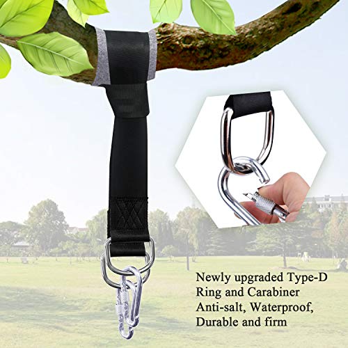 AUTFIT Correas de Hamacas para Exteriores, Correas de Columpios de Árbol, 150 CM Correas de Hamacas y Columpios para Colgar Árboles, Cinta de Fibra de Poliéster Capacidad de Carga de 1000KG AUTFIT Correas de Hamacas para Exteriores, Correas de Columpios de Árbol, 150 CM Correas de Hamacas y Columpios para Colgar Árboles, Cinta de Fibra de Poliéster Capacidad de Carga de 1000KG