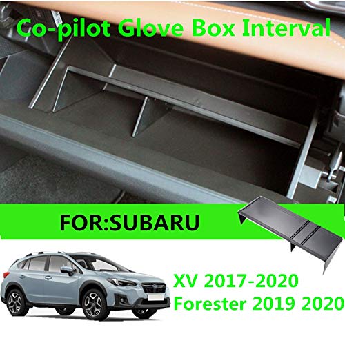 Auto Repair Accessories Accesorios Accesorios de guantera de intervalo de Circuito de Guantes para Subaru XV 2017-2020 Subaru Forester 2019 2020 Partición de Almacenamiento de automóviles