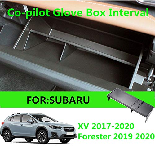 Auto Repair Accessories Accesorios Accesorios de guantera de intervalo de Circuito de Guantes para Subaru XV 2017-2020 Subaru Forester 2019 2020 Partición de Almacenamiento de automóviles
