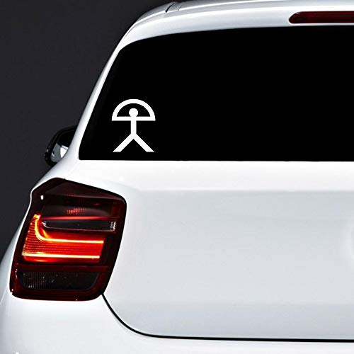 Autodomy Pegatinas Indalo Almería Símbolo Suerte Pack 2 Unidades para Coche o Moto (Blanco) Autodomy Pegatinas Indalo Almería Símbolo Suerte Pack 2 Unidades para Coche o Moto (Blanco)