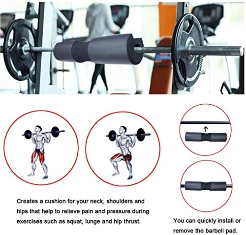 AutoMust Almohadilla para Pesas para Sentadillas – Esponja de Apoyo para Sentadillas, pulmones y empujones de Cadera para Cuello y Hombro Protector para Barras olímpicas y estándar AutoMust Almohadilla para Pesas para Sentadillas – Esponja de Apoyo para Sentadillas, pulmones y empujones de Cadera para Cuello y Hombro Protector para Barras olímpicas y estándar