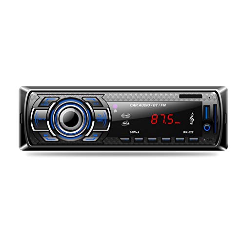 Autoradio Bluetooth, CompraFun Manos Libres Radio Estéreo de Coche, Apoyo de Reproductor MP3, Llamadas Manos Libres, Función de Radio, y de Archivo