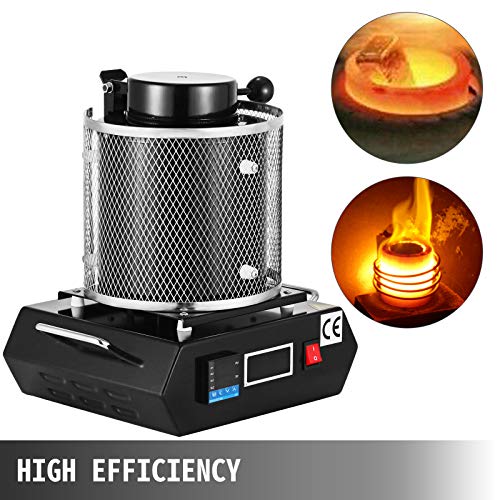 Autovictoria 3KG Horno de fusión de oro 1150 ℃ Máquina de horno de fusión digital Máquina de calefacción 2100W Casting Refinación Metales preciosos Oro Plata Aluminio Estaño (3KG) Autovictoria 3KG Horno de fusión de oro 1150 ℃ Máquina de horno de fusión digital Máquina de calefacción 2100W Casting Refinación Metales preciosos Oro Plata Aluminio Estaño (3KG)