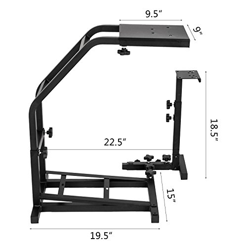 Autovictoria Simulador de Carrera Soporte de Volante de Carrera para Logitech G25 G27 y G29 no Incluye Volante y Pedales (G29 G27 G25) Autovictoria Simulador de Carrera Soporte de Volante de Carrera para Logitech G25 G27 y G29 no Incluye Volante y Pedales (G29 G27 G25)