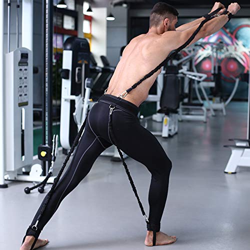 AUTUWT Banda Elástica de Resistencia Corporal 150lbs Speed Agility Training Strength Jump Trainer MMA Boxing para Muay Thai, Karate Combat, Fitness, Baloncesto, Voleibol, Fútbol AUTUWT Banda Elástica de Resistencia Corporal 150lbs Speed Agility Training Strength Jump Trainer MMA Boxing para Muay Thai, Karate Combat, Fitness, Baloncesto, Voleibol, Fútbol
