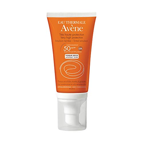 AVENE Solar Emulsión con Color sin Perfume spf 50+ 50 ml