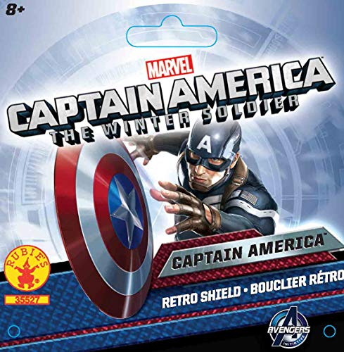 Avengers - Escudo de Capitán América, accesorio disfraz de adulto - Talla única (Rubie's 35527)