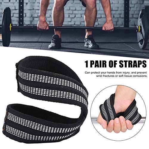 Awayhall Correas Levantamiento De Pesas, Correas Levantamiento Gimnasio Gym Straps Pesas Muñequeras Elevación Deportivas