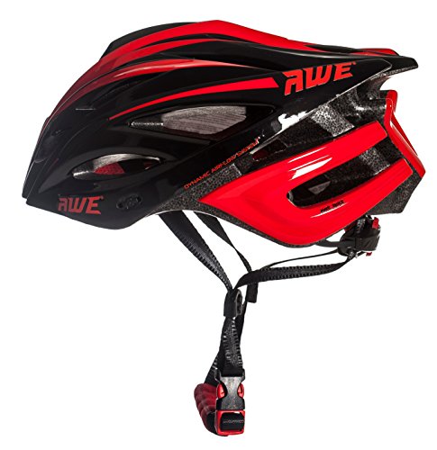 AWE® AWEBlade™ Libre DE 5 AÑOS Crash DE Repuesto * In Mould Mens Adultos de Ciclo del Casco de 58-61cm Negro, normativa de la CPSC de los Estados Unidos de Carbono 16 CFR 1203 Probado Seguridad