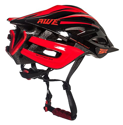 AWE® AWEBlade™ Libre DE 5 AÑOS Crash DE Repuesto * In Mould Mens Adultos de Ciclo del Casco de 58-61cm Negro, normativa de la CPSC de los Estados Unidos de Carbono 16 CFR 1203 Probado Seguridad