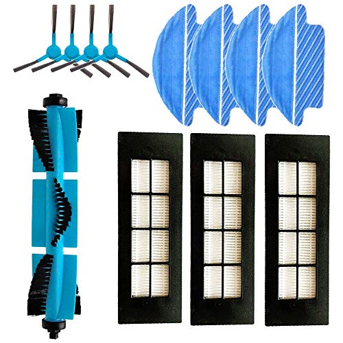 Awinker 12 Piezas Recambios para Cecotec Conga Excellence 3090 Incluso 4 Cepillo Lateral + 4 Mopas + 1 Cepillo Principal + 3 Filtros Awinker 12 Piezas Recambios para Cecotec Conga Excellence 3090 Incluso 4 Cepillo Lateral + 4 Mopas + 1 Cepillo Principal + 3 Filtros