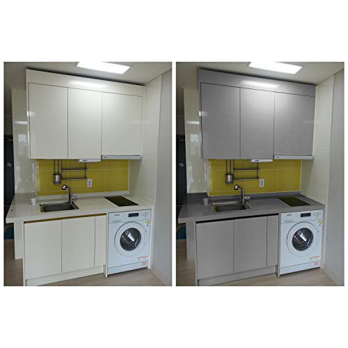 AWNIC Vinilo Papel Adhesivo para Muebles Gris Perla/Elegante/Muebles Pegatinas Impermeable a Prueba de Aceite para el Forro de los Muebles/Armario Mesa Baño Cocina Decoración 300x40cm AWNIC Vinilo Papel Adhesivo para Muebles Gris Perla/Elegante/Muebles Pegatinas Impermeable a Prueba de Aceite para el Forro de los Muebles/Armario Mesa Baño Cocina Decoración 300x40cm