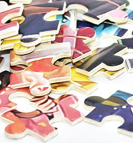 Awttmua Puzzles De 1000 Piezas De Danza del León, Puzzles Clásico para Adultos, Juego De Bricolaje, Juguete De Madera, Decoración Moderna para El Hogar