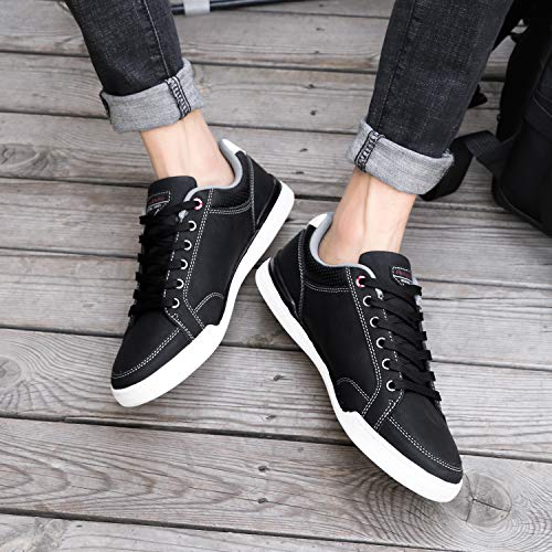 AX BOXING Sneakers Hombre Zapatos Casual Zapatillas Moda Ligero Deporte Gimnasio Running Tamaño 41-46 (Negro, Numeric_43) AX BOXING Sneakers Hombre Zapatos Casual Zapatillas Moda Ligero Deporte Gimnasio Running Tamaño 41-46 (Negro, Numeric_43)