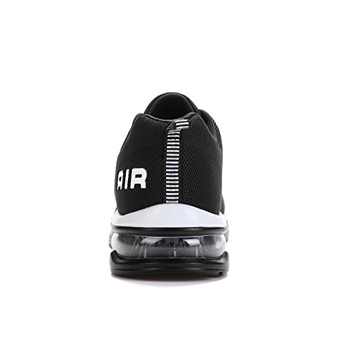 Axcone Hombre Mujer Zapatillas de Correr Casual Aire Libre Deporte Fitness Zapatillas de Running para Deportivos Entrenamiento-Blanco Negro 41 Axcone Hombre Mujer Zapatillas de Correr Casual Aire Libre Deporte Fitness Zapatillas de Running para Deportivos Entrenamiento-Blanco Negro 41