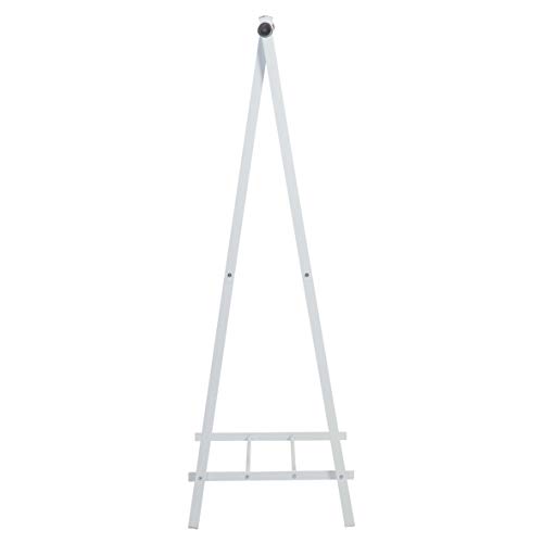 axentia Guardarropa de Metal, Perchero Tipo Burro, Barra de Armario con Frenos y una pértiga de Zapato, Blanco, 109 x 147,5 x 48,5 cm axentia Guardarropa de Metal, Perchero Tipo Burro, Barra de Armario con Frenos y una pértiga de Zapato, Blanco, 109 x 147,5 x 48,5 cm