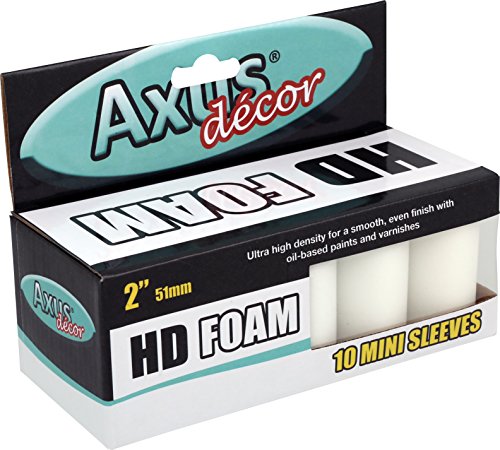 Axus Décor rw210 HD espuma Mini mangas – blanco (10 unidades)