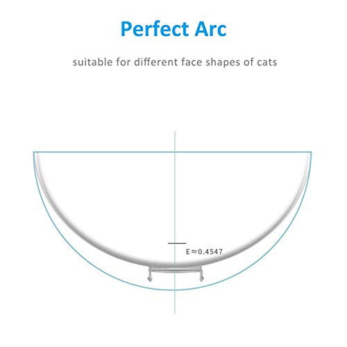 AYADA Lindos Comedero Gato, Desmontable Transparente Pet Feeder Cuenco Gato Diseño Inclinado Plástico Tiras Antideslizantes Ajustable Durable Oreja de Gato Comedero Perro Cat Feeder (Blanco) AYADA Lindos Comedero Gato, Desmontable Transparente Pet Feeder Cuenco Gato Diseño Inclinado Plástico Tiras Antideslizantes Ajustable Durable Oreja de Gato Comedero Perro Cat Feeder (Blanco)