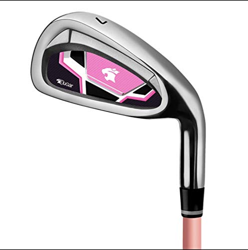 AYES - Juego completo de palos de golf para mujer con palos de golf y bolsa de soporte para mujeres y principiantes (4 ejes de carbono medio set gun)