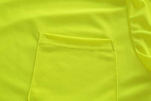 AYKRM Camisetas Fluorescentes (L, Amarillo)