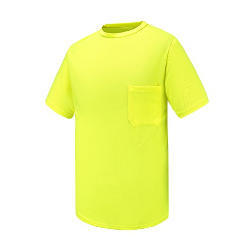 AYKRM Camisetas Fluorescentes (L, Amarillo)
