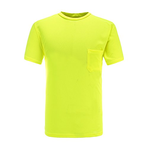 AYKRM Camisetas Fluorescentes (L, Amarillo)