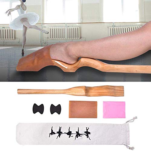 AYNEFY Estiramiento de Pie Ballet, Pie Camilla para Ballet Footstretcher de Madera para Moldear el Empeine de Ballet para Ballet de Pino Calificado Baile de Pies