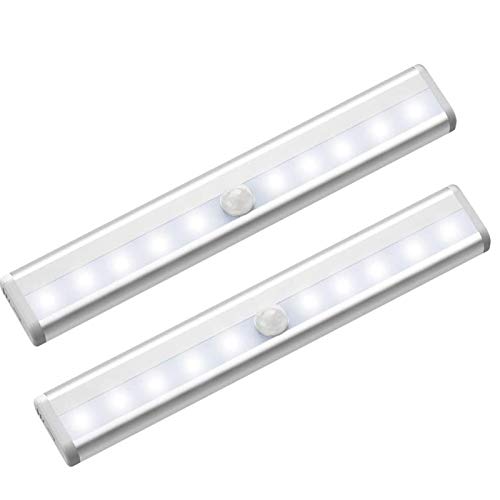 AYUTOY Luces LED Armario con Sensor Movimiento, Lamparas Led a Pilas, Luz Nocturna con Barras Led, Iluminacion Luz sin cables Portatil para Habitacion, Pasillo, Escalera, Cocina AYUTOY Luces LED Armario con Sensor Movimiento, Lamparas Led a Pilas, Luz Nocturna con Barras Led, Iluminacion Luz sin cables Portatil para Habitacion, Pasillo, Escalera, Cocina
