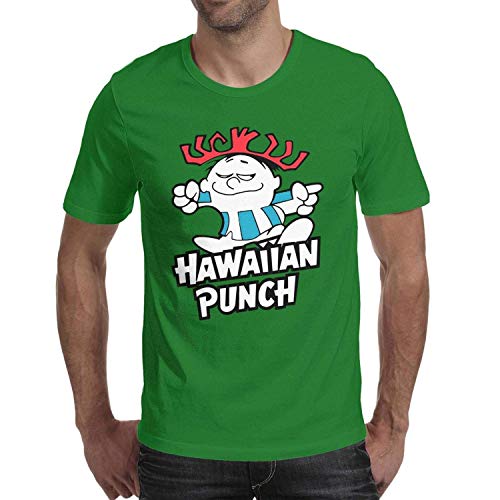 AYYUCY Camisetas y Tops Hombre Polos y Camisas Men How About a Nice Hawaiian Punch T Shirts Stretch Outdoor O-Neck Short Sleeve Tops Tees