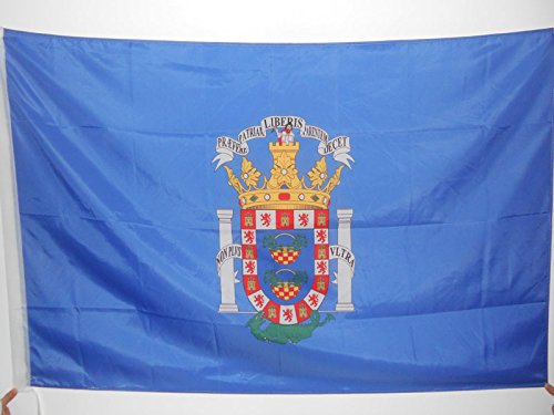 AZ FLAG Bandera de Melilla 90x60cm para Palo - Bandera ESPAÑOLA - ESPAÑA 60 x 90 cm