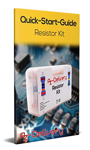 AZDelivery Kit de Resistencias 525 piezas, 0 Ohm – 1M Ohm compatible con Arduino con E-Book incluido!