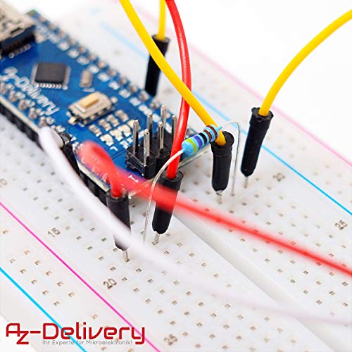 AZDelivery Kit de Resistencias 525 piezas, 0 Ohm – 1M Ohm compatible con Arduino con E-Book incluido!