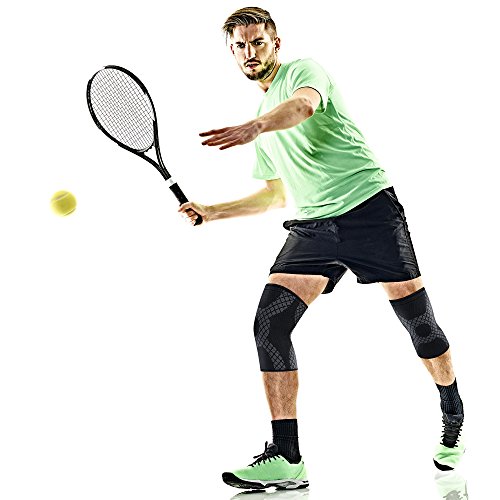 aZengear Rodillera para Hombre y Mujer - Rodillera Deportiva con la Mejor compresión de rótula para menisco y Artritis, Correr, Crossfit, Levantamiento de Pesas, Sentadillas (Medium) aZengear Rodillera para Hombre y Mujer - Rodillera Deportiva con la Mejor compresión de rótula para menisco y Artritis, Correr, Crossfit, Levantamiento de Pesas, Sentadillas (Medium)